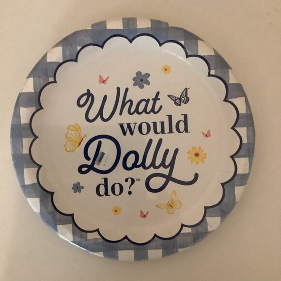 Dolly Parton Party Set– Napkins & Plates, What Would Dolly Do. New In Package - Picture 2 of 5